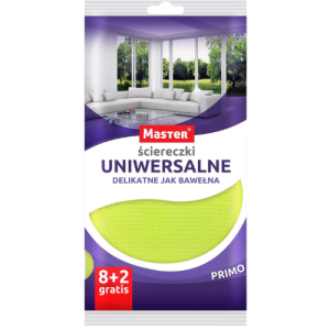 Ścierka uniwersalna 48x37 cm PRIMO 8+2szt. gratis MASTER
